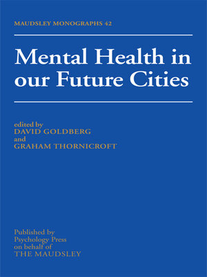 cover image of Mental Health In Our Future Cities